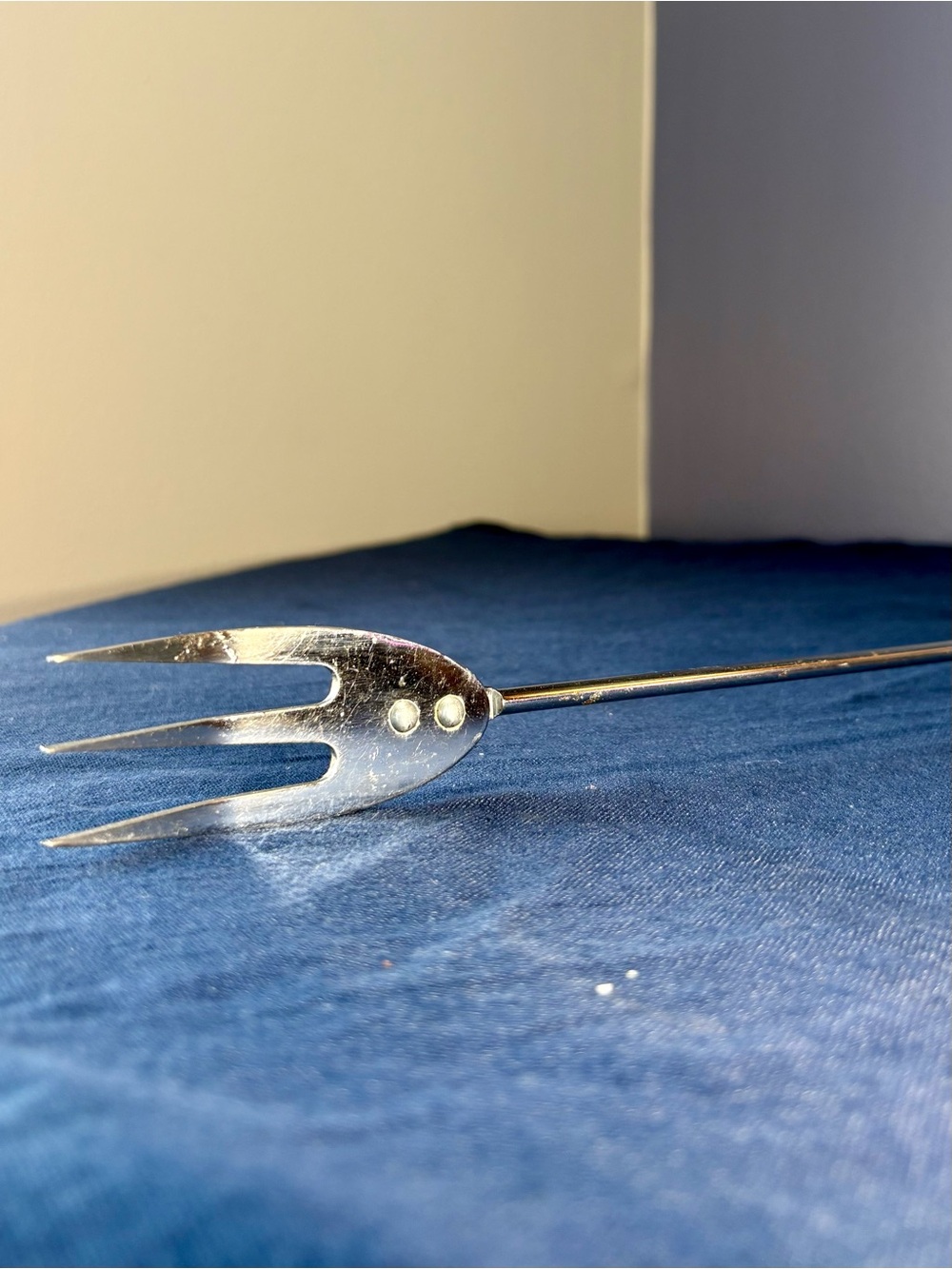 Stainless Steel BBQ Meat Fork - Silver